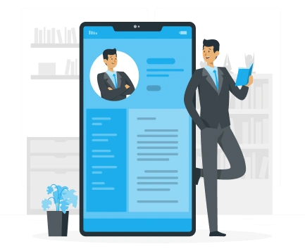 Icono de un profesional independiente